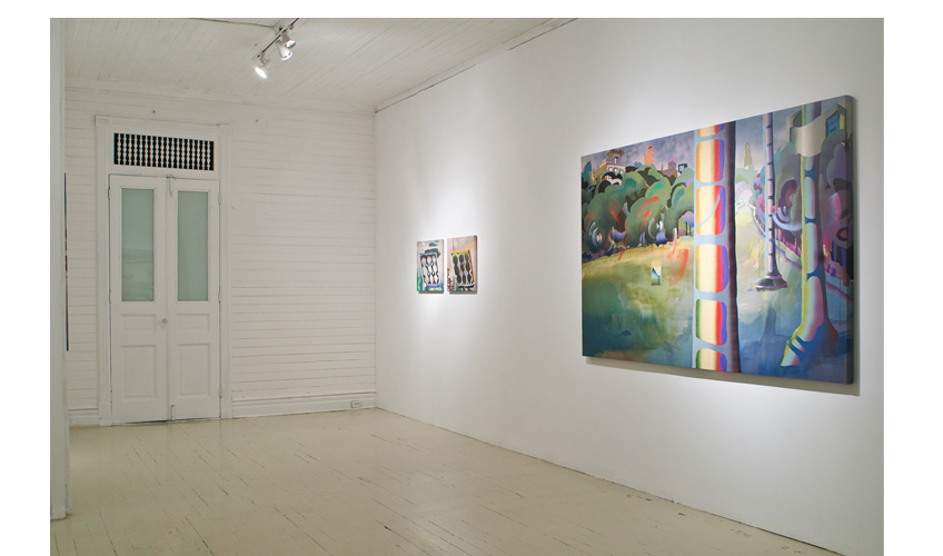 Installation view, KINGS PARK at Roberto Paradise, Melissa Brown