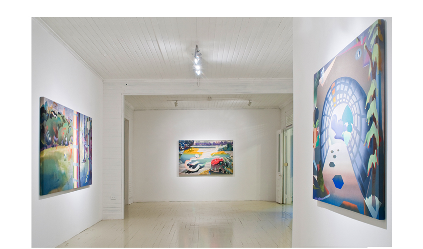 Installation view, KINGS PARK at Roberto Paradise, Melissa Brown
