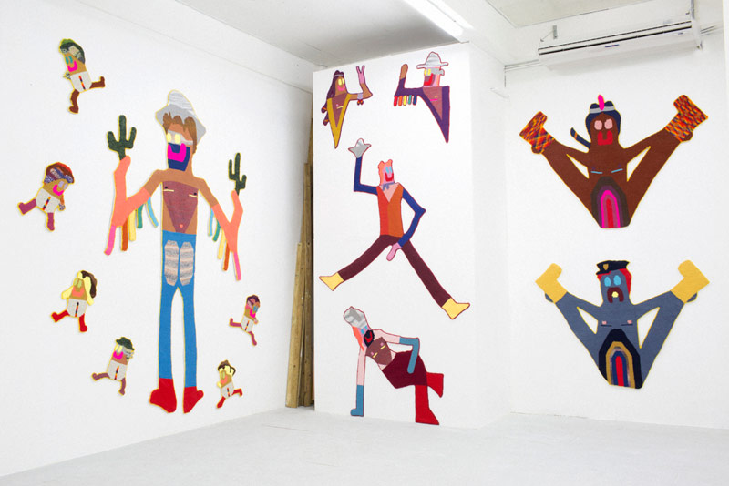 Installation view, The Best Little Whore House in Texas at Roberto Paradise, Caroline Wells Chandler