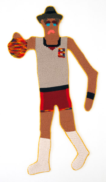 Dream Team: Joseph Beuys, 2015 | Hand crocheted assorted wool