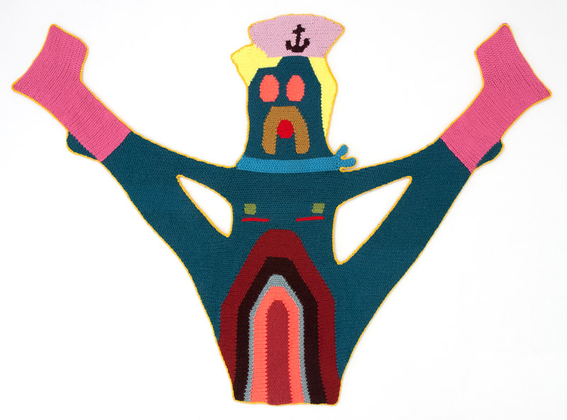 Sailor Boi (YMCA Orgin), 2015 | Hand crocheted assorted wool