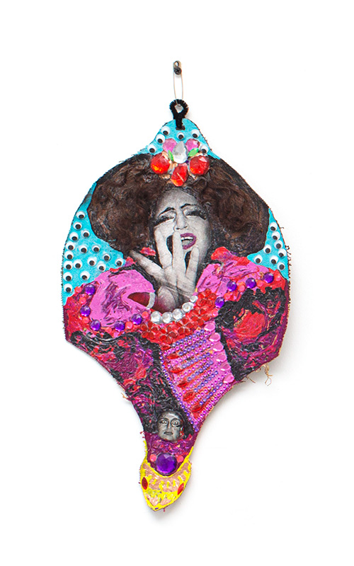 Freddilicias, 2017 | Mixed media on cut canvas, dimensions variable