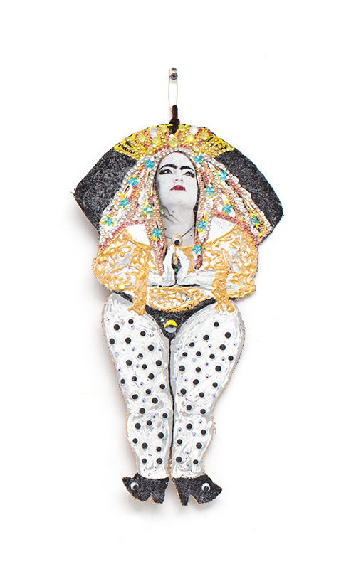 Freddilicias, 2017 | Mixed media on cut canvas, dimensions variable