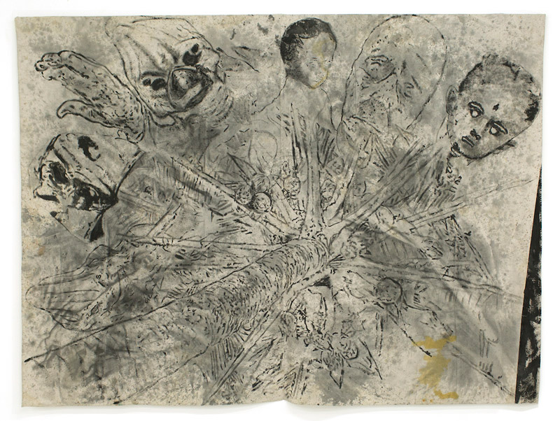 Corona, 2015 | Mixed media on canvas, 103" x 139.5"