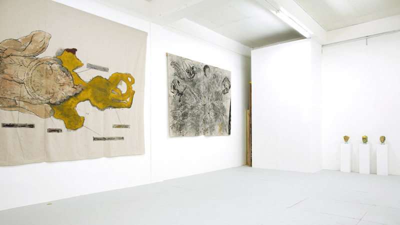 Installation view, Ya se acabó at Roberto Paradise, José Luis Vargas