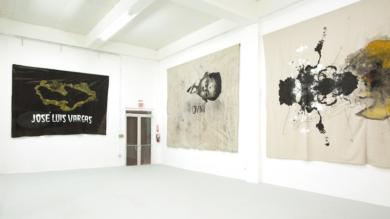 Installation view, Ya se acabó at Roberto Paradise, José Luis Vargas