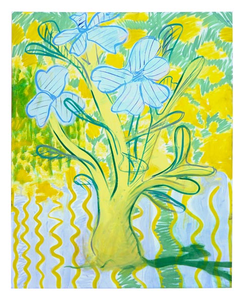 Desert Flower (2013) oil on canvas, 48” x 60"
