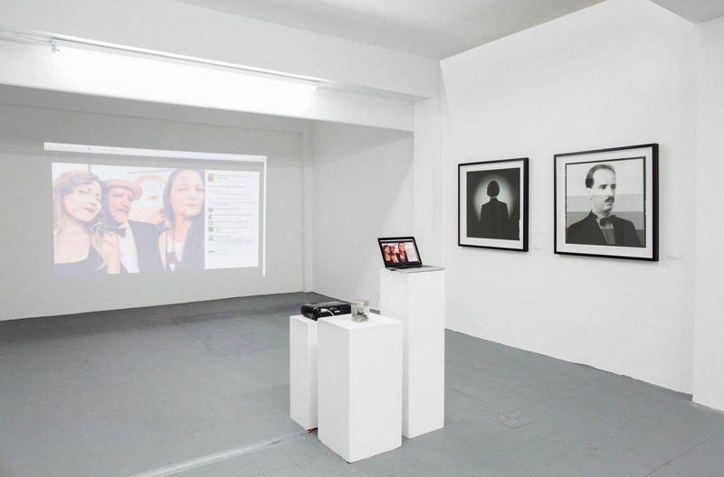 Installation view, I Was a Schizophrenic Mambo Dancer for the FBI / Go Fuck Your Selfie at Roberto Paradise, ADÁL