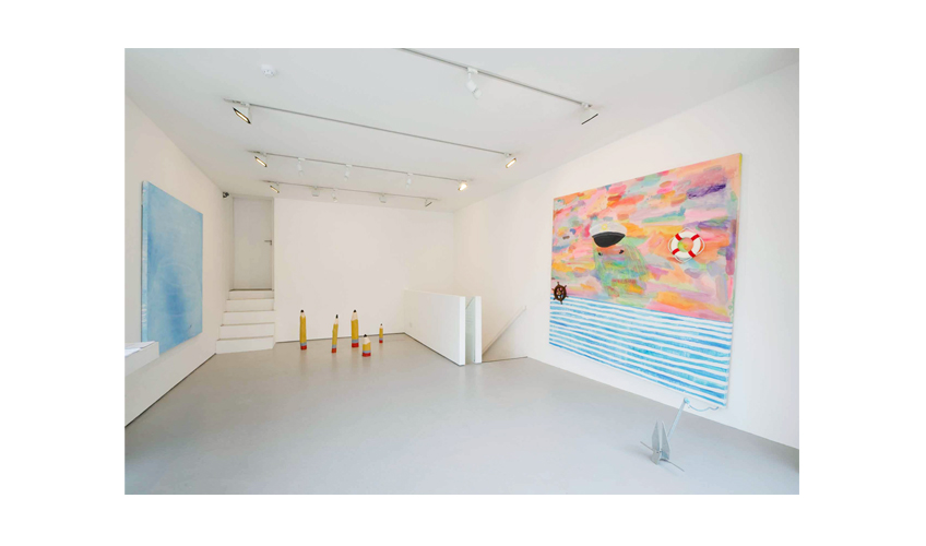 Installation view Roberto Paradise at Josh Lilley Gallery, London