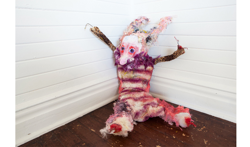 The Brown Bunny, 2011  |  Mixed media, 35" x 24" x 17"