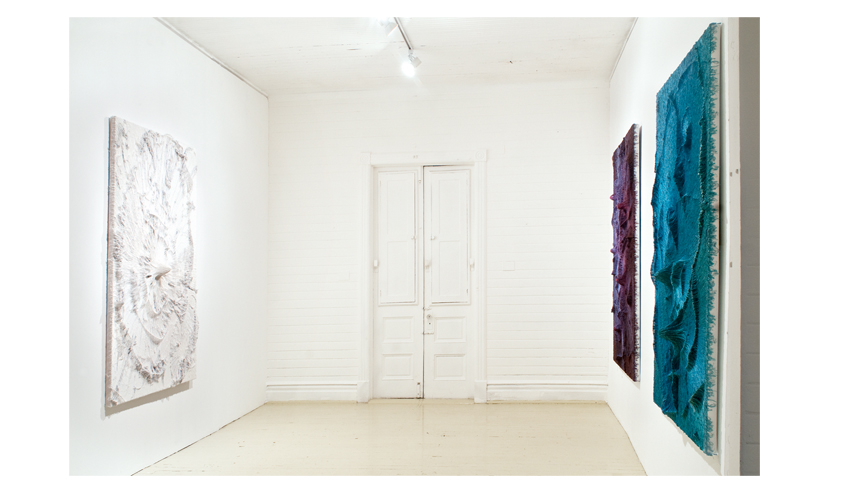 Installation view, NEW GLOUNDS at Roberto Paradise, Timothy Bergstrom