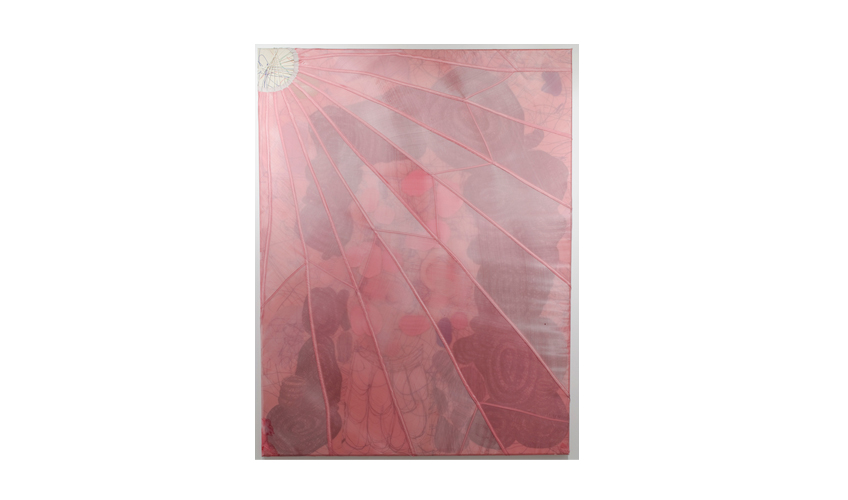 King Charles II of England, 2011  |  Nylon, acrylic on canvas, 93" x 70.5"
