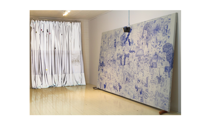 Installation view Jíbaro Jizz at Roberto Paradise, José Lerma